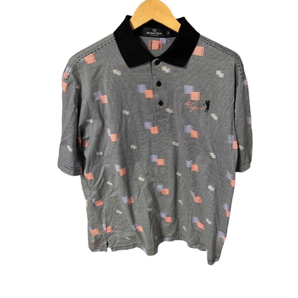 Butagchi mens size medium golf ‘the legend’ logo  short‎ sleeve polo
